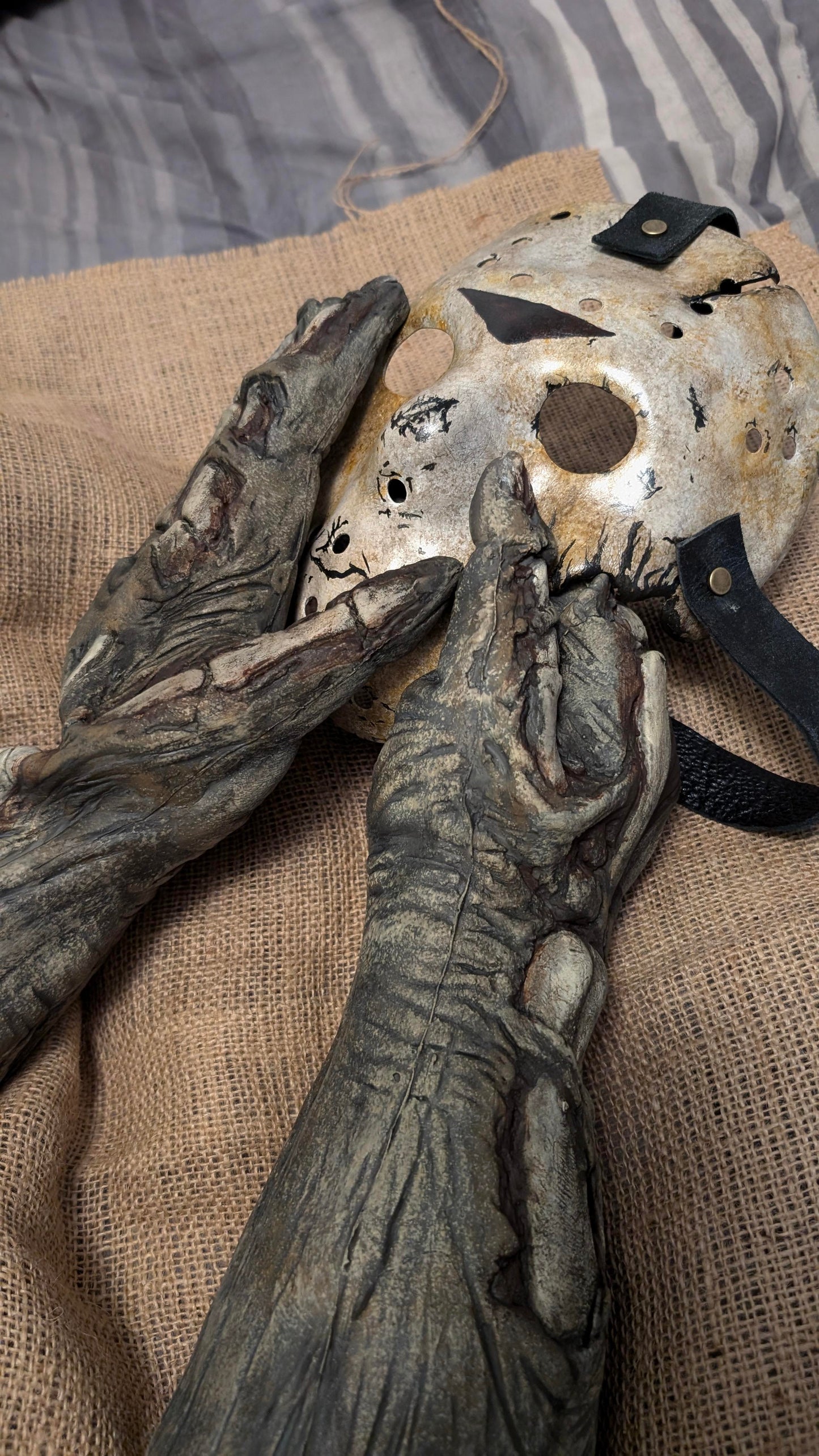 Latex Friday the 13th part 7 hands