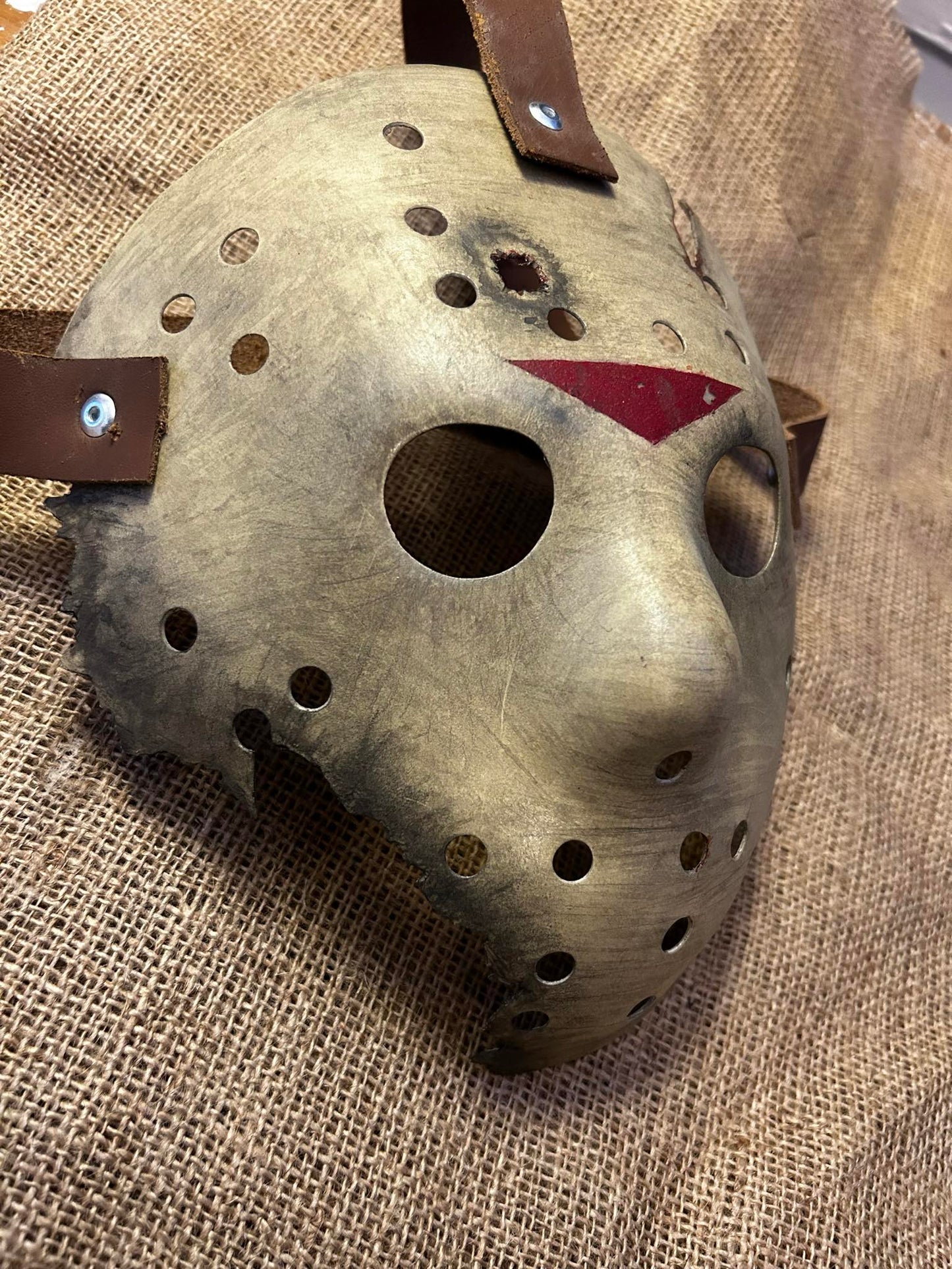 Friday the 13th part 6 "propeller damaged" hockey mask