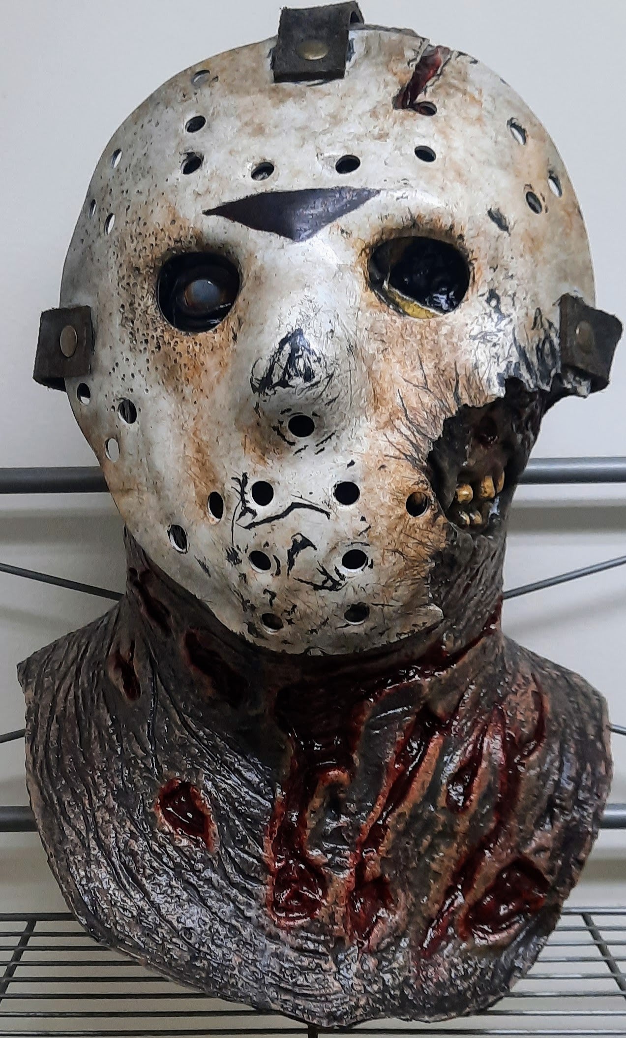 Friday the 13th part 7 "new blood" latex and hockey mask combo